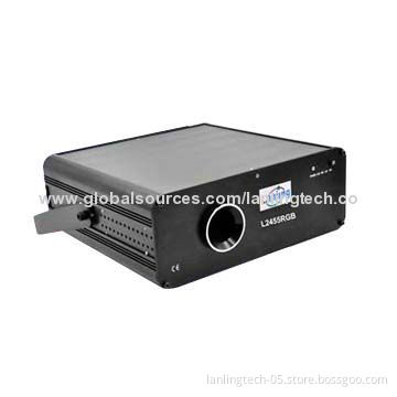DMX512+ILDA 2W RGB Animation Text Laser Light